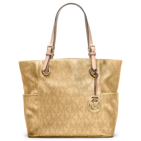 michael kors purse gold 2017|gold Michael Kors tote bag.